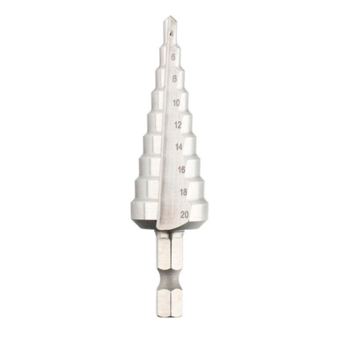 Сверло ступенчатое ВИХРЬ По металлу 4-20мм купить в Томске